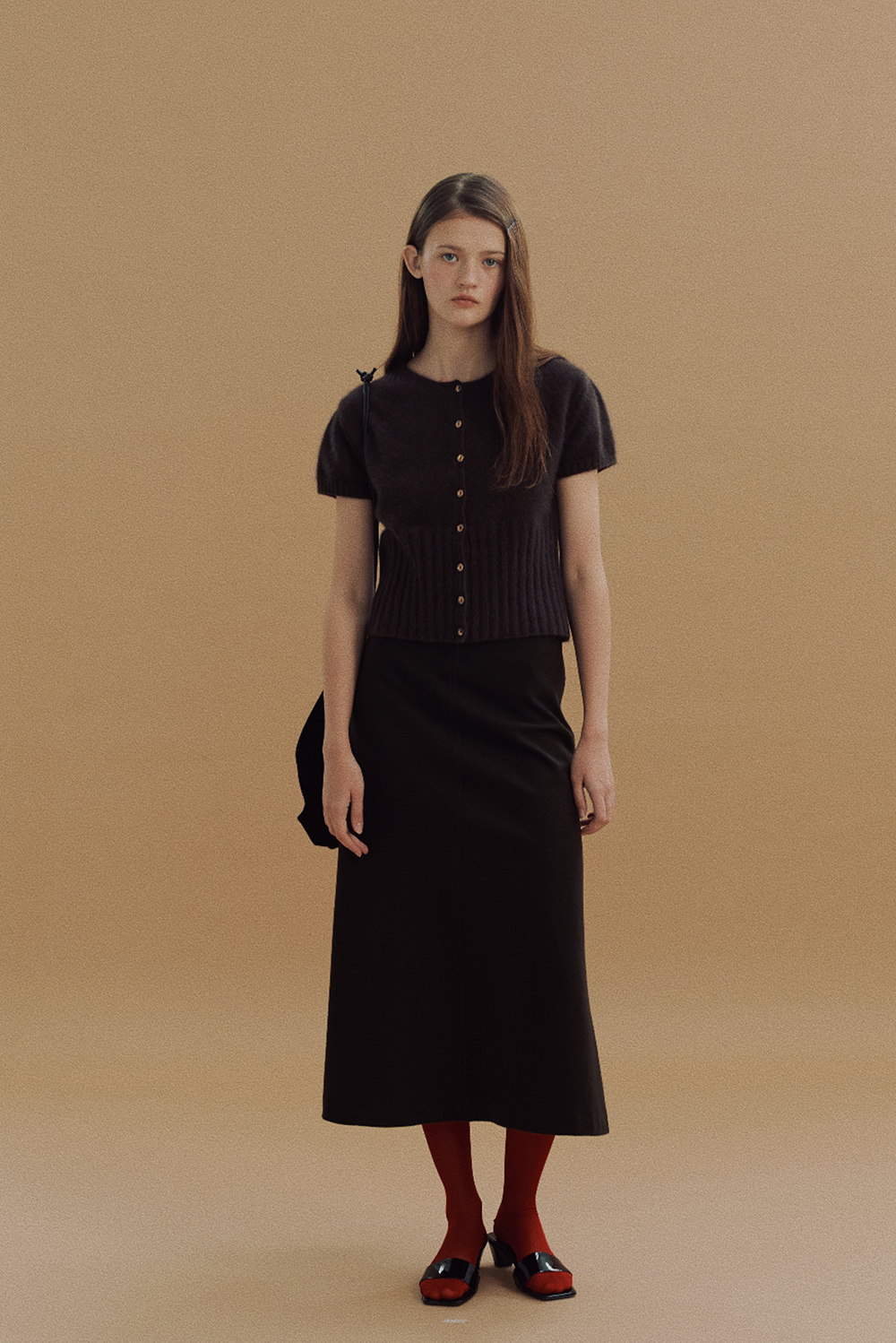 [REORDER] Brooklyn Wool Skirt in Walnut (10/23일 예약발송)