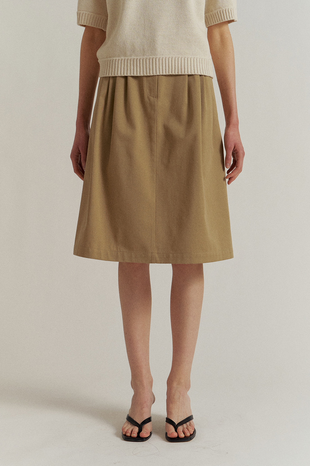 Suri Cotton Skirt in Cinnamon