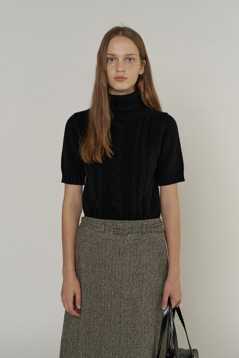 John Cable Sweater in Black