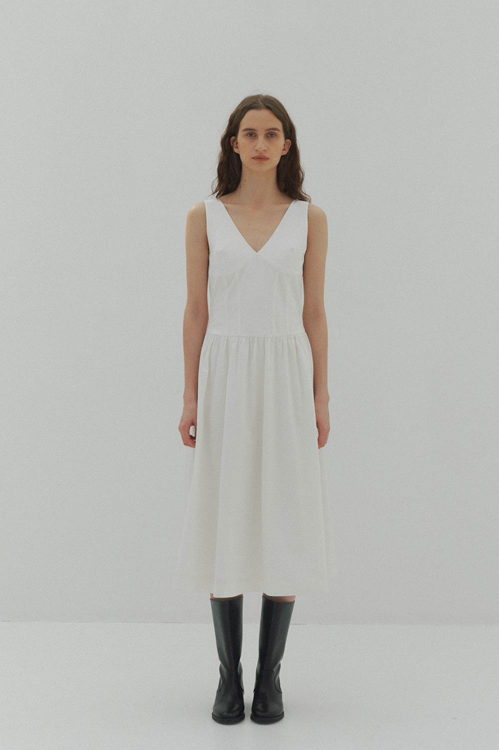 [REORDER] Cecile Cotton Dress in White