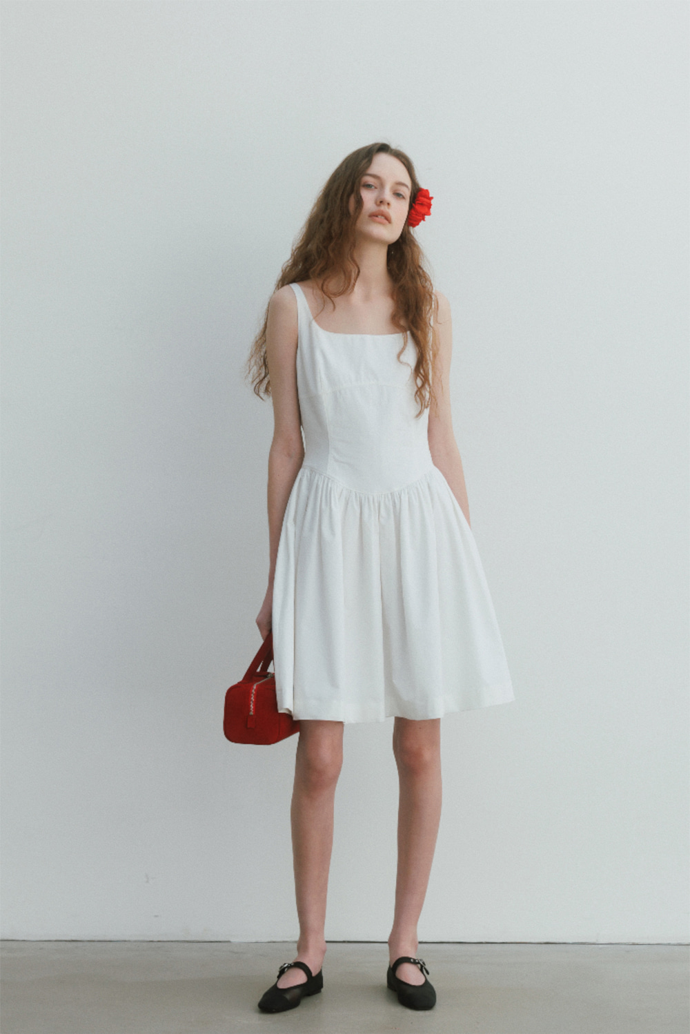 [REORDER] Saona Cotton Dress in White