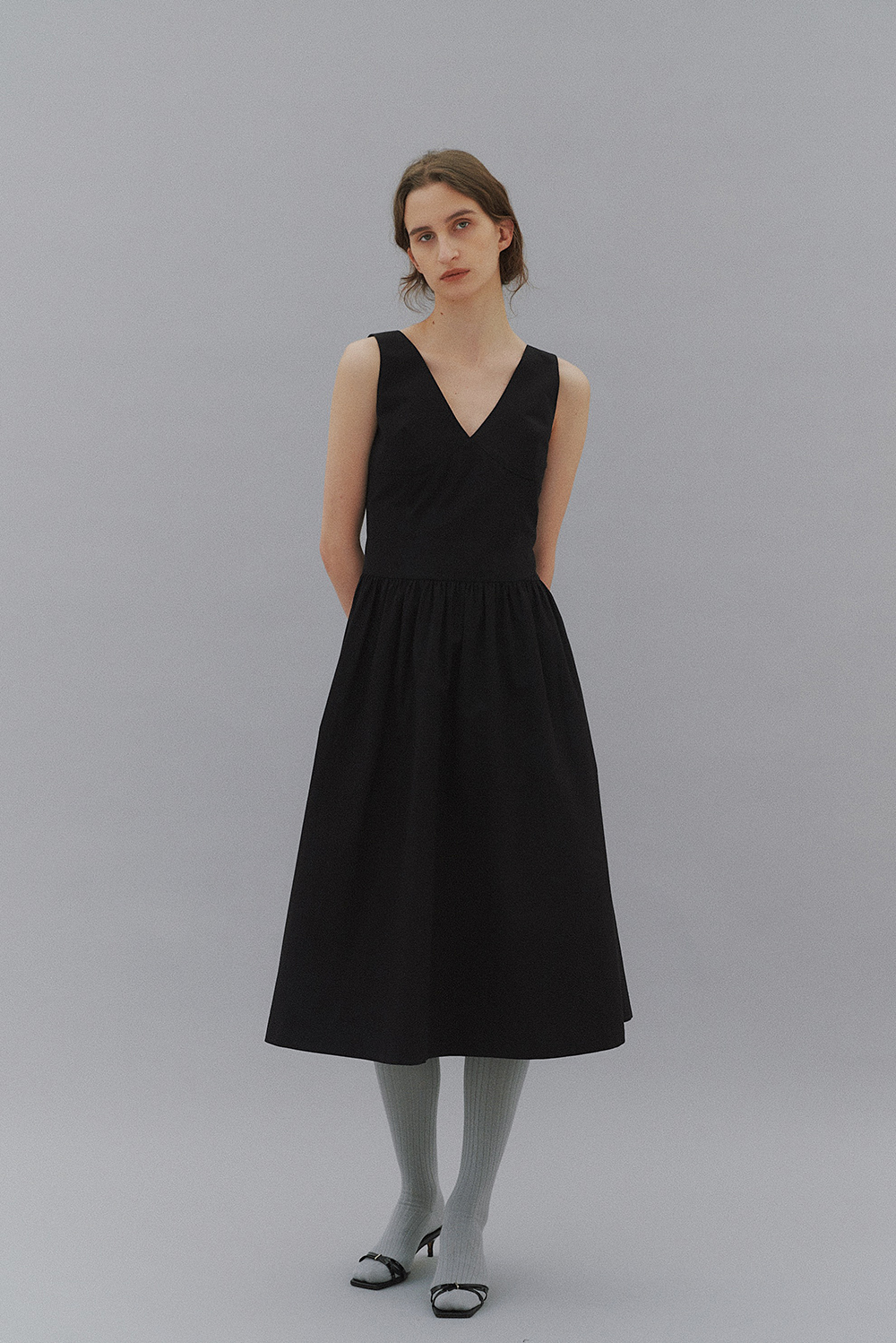 [REORDER] Cecile Cotton Dress in Black